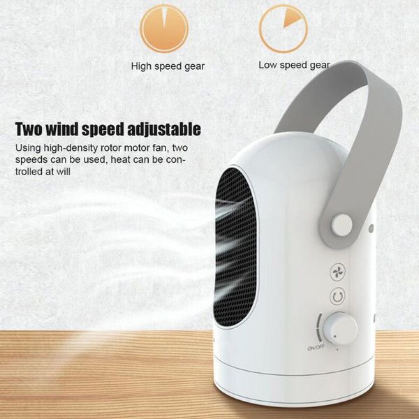 

calefactor 600w portable heater 180 degree rotation quick heating noiseless warmer for office deskhome electric hand heater