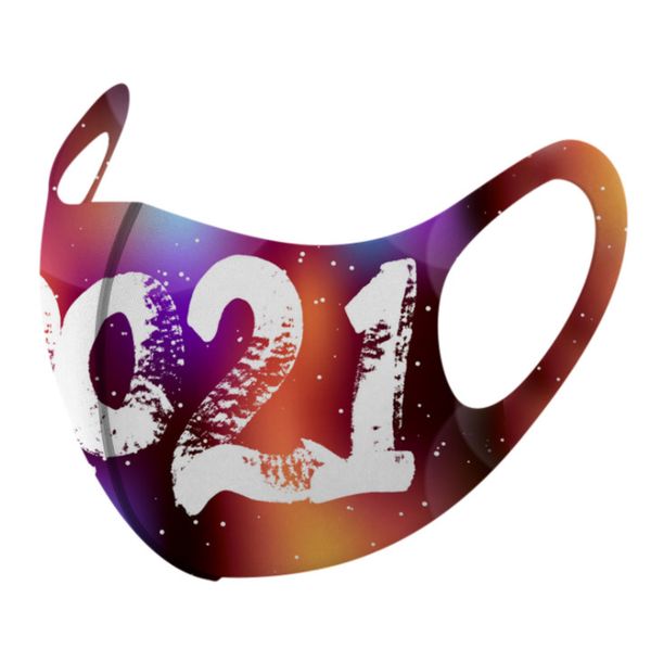 

the latest new year face mask, 2021 new year christmas style mask printed cold, breathable and dustproof, ing