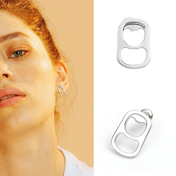 

stud gold plated earrings on the street, Golden;silver