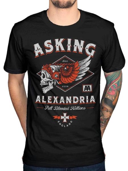 

official asking alexandria full blooded helion t-shirt afterlife reckless album(1) sport hooded sweatshirt hoodie