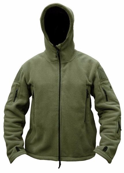 

outdoor jackets&hoodies winter army jackets men thermal fleece tactical jacket sports hooded coat militar softshell hiking clothes, Blue;black