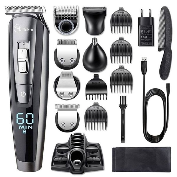 

all in one men's grooming kit hair trimmer professional body shaver electric beard clipper for men cutting machine 220119