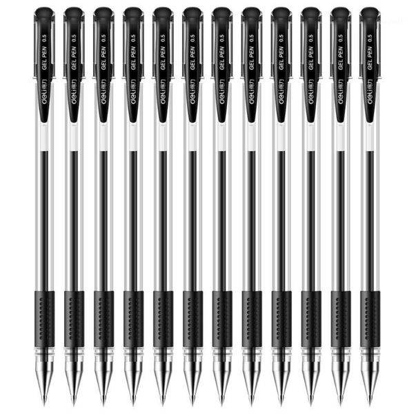 

deli 12 piece a lot black red blue 0.5 mm gel ink pen signing pen 33399 buy 3 lot or more 20% off1