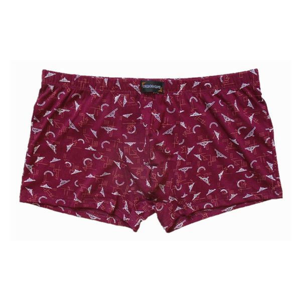 

cotton underwear boxer four corner boxers new vogue men short pants underwears blue red brown cueca, Black;white