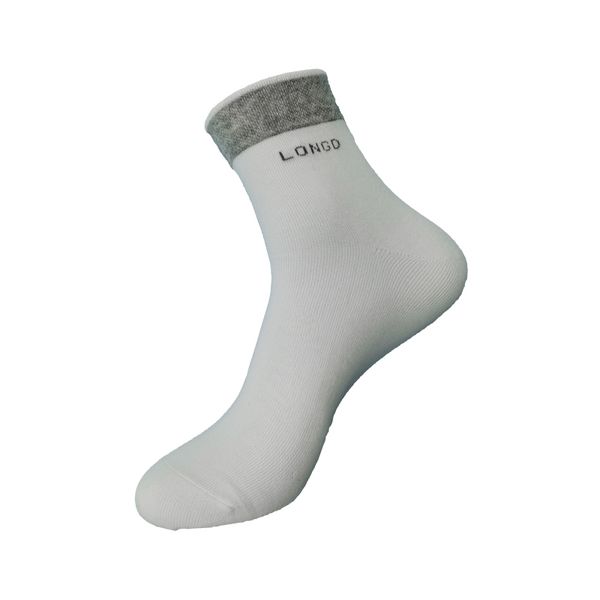 

socks men box socks cotton jacquard breathable deodorant sweat absorbent antibacterial casual socks 039079, Black