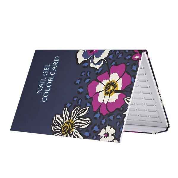 

professional 180 colors nail gel polish display chart nail polish color card board nail art salon set