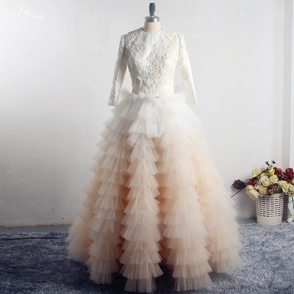 

rse903 pretty ballgown dress beaded appliques gradient colors ruffle skirt long flower girls dresses1, Red;yellow