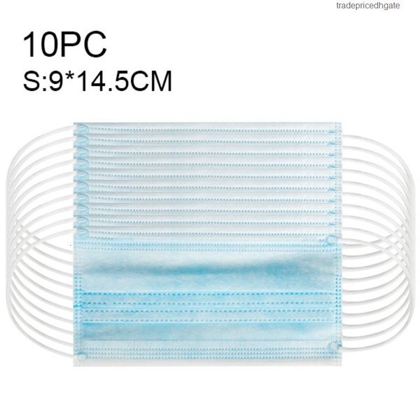 

10pcs/pack 3-layer disposable professional fabric breathable non-woven children's filter dust fusion spray mask 2g57f