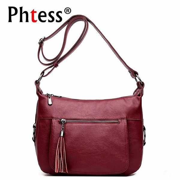 

2020 crossbody bags for women leather shoulder bag female messenger bag sac a main vintage handbag bolsos mujer new