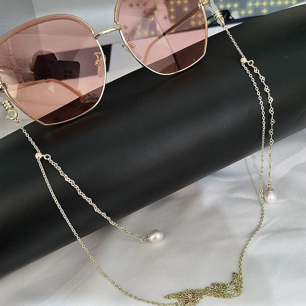 

2021 chic fashion freshwater pearl pendant sunglasses chain crystal glasses holder lanyard accessories 2021 chic h bbyqpg