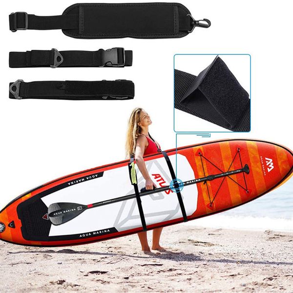 

adjustable surfboard shoulder carry sling stand up paddleboard strap sup board surf fins paddle wakeboard surfing kayak unisex