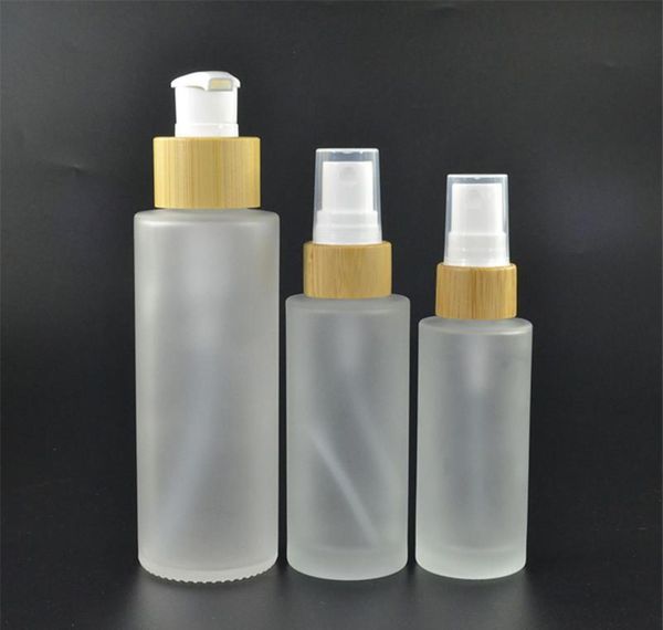 

100 x 10ml roller bottles, 70 x 100ml frosted glass bamboo and white spray bo jllqou dh_garden