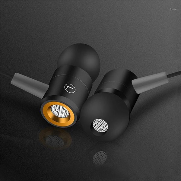 

earphone 3.5mm jack headset with mic microphone super bass stereo in ear for all phone computer for1