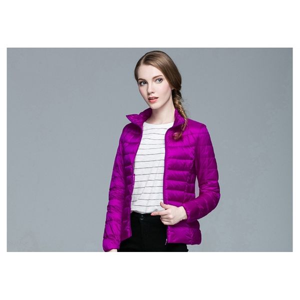 

2021 new ultra light turtleneck parkas white duck down female jacket short winter jackets wxf249 tykj, Black