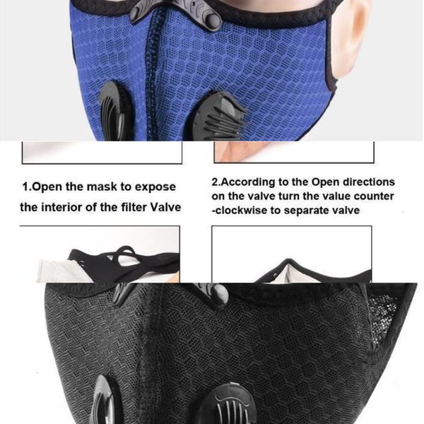 

sports cycling training outdoor face dhl ship mask pm2.5 anti-pollution running mask actih1dt jsos yr57