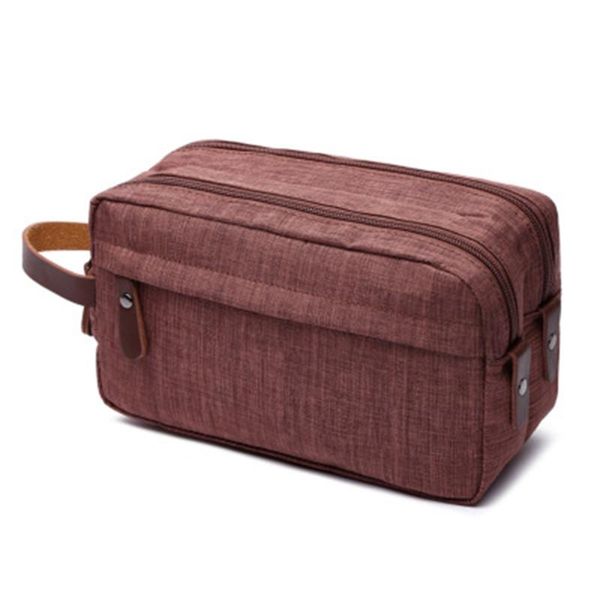 

cosmetic bags & cases double layer toiletry makeup bag zipper large capacity travel necessity organizer pouch xin-