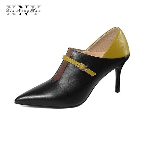 

xiuningyan women shoes high heels brand woman pumps pointed toe black ladies dress shoes heels women party chaussure femme