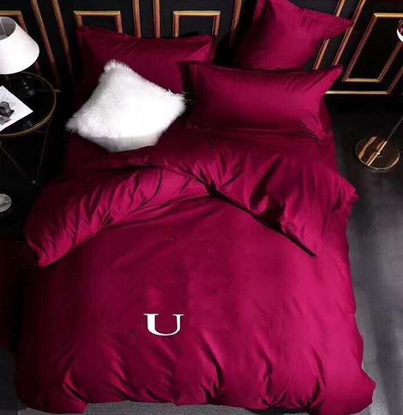 

cotton bedding sets  size letter printed quilt cover sets including 2 pillow cases bedding sheet duvet cover