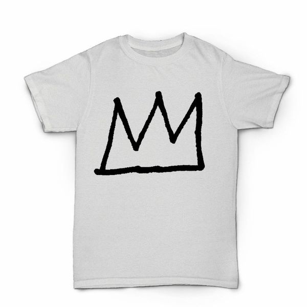 

sport jean michel basquiat crown t shirt new york city 80's art t shirt legend new men summer casuals shirts