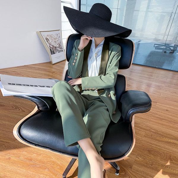 

womens suits set 2 pieces black long-sleeved women's suit suit new office ladies temperament commuting two-piece set1, White;black