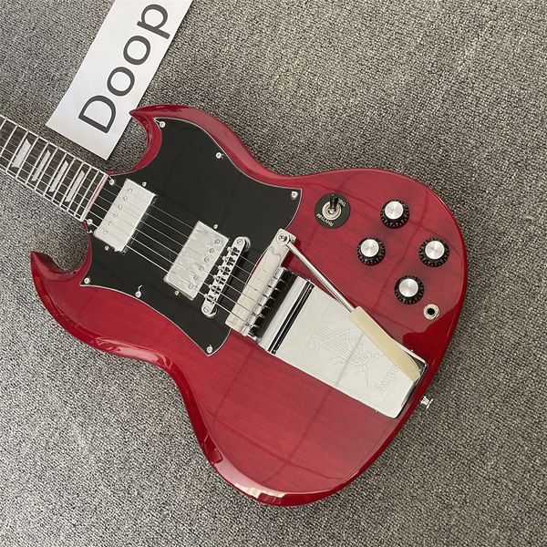 

delivery, rosewood fingerboard, electric guitar , tremolo bridge three pickups guitars