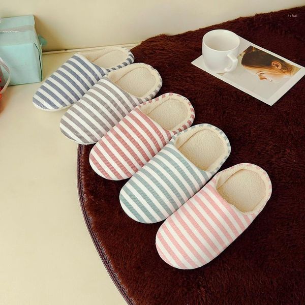

slippers winter warm striped slipper woman shoes large size indoorsÂ anti-slip house for drop1, Black
