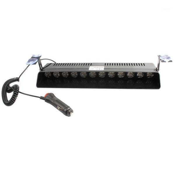 

traffic light 12 led car truck emergency strobe flash super bright sucker dashboard interior windshield warning easy installation1