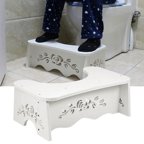 

7 inch squatting potty squat step for proper posture bathroom thickened toilet cushion stool q1221