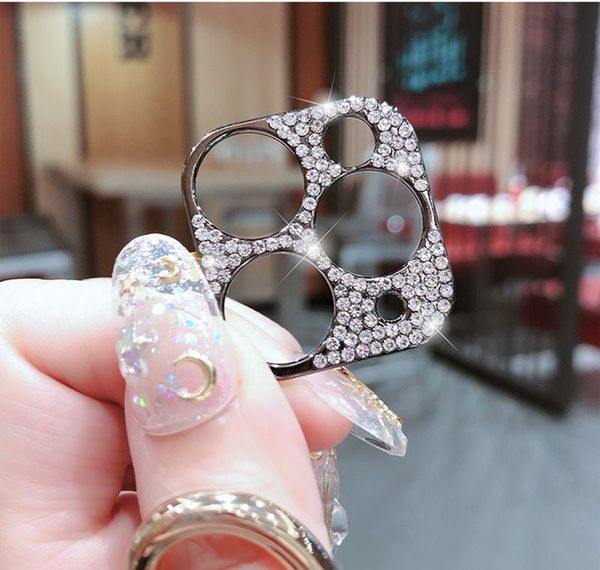 

for iphone 11 camera lens protector glitter shining rhinestone shockproof camera film for iphone 11pro max 1 bbygas packing2010