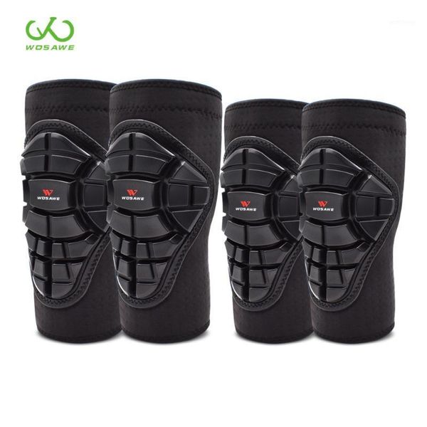 

wosawe skateboarding kids motorcycle knee pads cycling safety elbow brace support ski bike sports body protector set kits1
