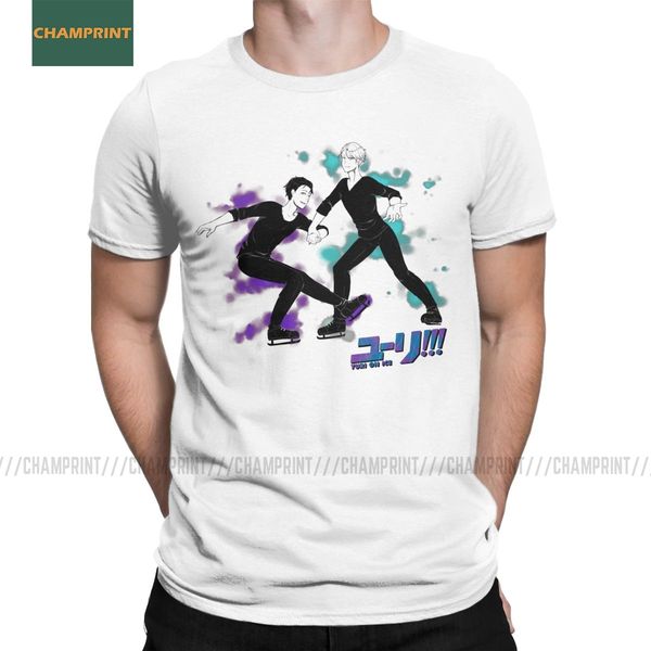 

men victuuri victor yuuri yuri on ice plisetsky tiger yoi nikiforov yurio anime sleeve tees hooded sweatshirt hoodie men t shirt