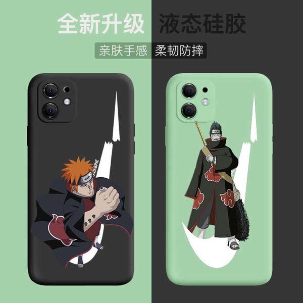 

qanaruto x mobile phone case vip 11 cartoon fashion brand xsmax kakashi xr men's 7 / 8plus assistant 11promax penn liquid silicone se2l