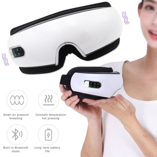 

music care stress relief goggles electric air pressure eye massager