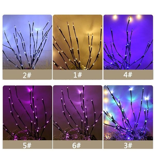 

christmas tree decoration willow branch 20 bulbs flashing led light string tall vase willow twig lamp home gar jlltsv lajiaoyard
