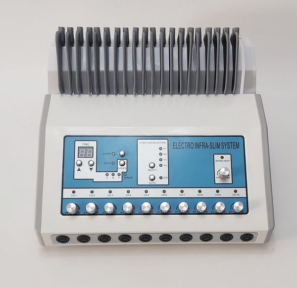 2 In1 Rus Dalga EMS Kas Stimülasyon Ekipmanı Uzak Kızılötesi Isıtma Elektrik Kas Stimülatör EMS Fizyoterapi Ekipmanı