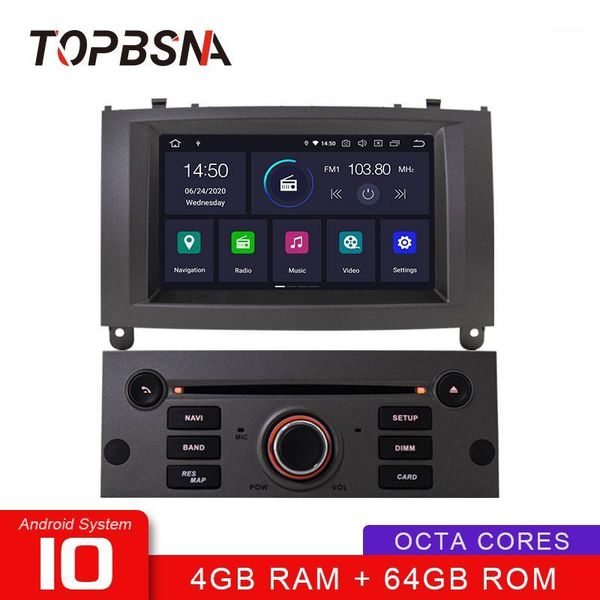 

sna 1 din android 10 car multimedia player for 407 2004-2010 wifi gps navigation car radio stereo auto 8 core 4g+64g1
