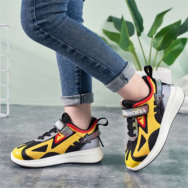 

children's 2020 profsional new breathable oil surface antiskid outdoor running youth sports leisure sho, Black