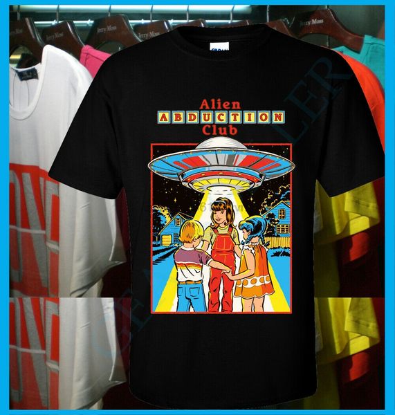 

new steven rhodes alien abduction club t shirt s-2xl creepy company sport hooded sweatshirt hoodie