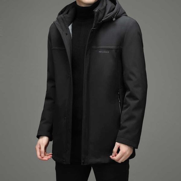 

men's velvet cloak, warm casual coat, white hoodie, fashion, winter, Black