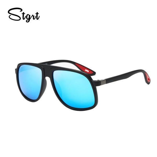 

sunglasses polarized men women uv400 retro vintage goggles square shape outdoor sport, White;black