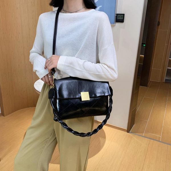 

bag women 2020 new style envelope bag women chain shoulder messenger square buckle