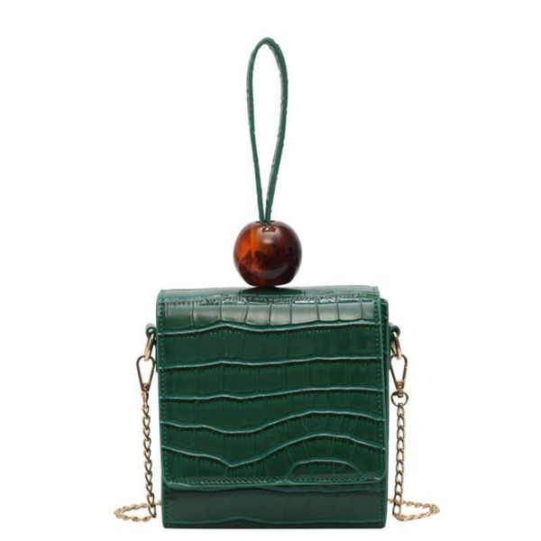 

2020 new fashion embossed snakeskin women handbags cow leather clutch bag chain shoulder bags luxury designer handbag purse sac