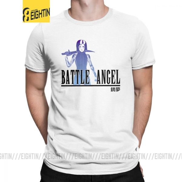 

man's final battle fantasy angel alita gunnm comic movie anime funky short sleeves tees plus size sport hooded sweatshirt hoodie men t