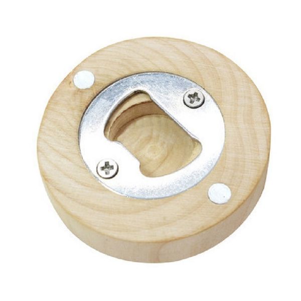 

wooden decoration fridge magnet shape round coaster beer bottle opener ing
