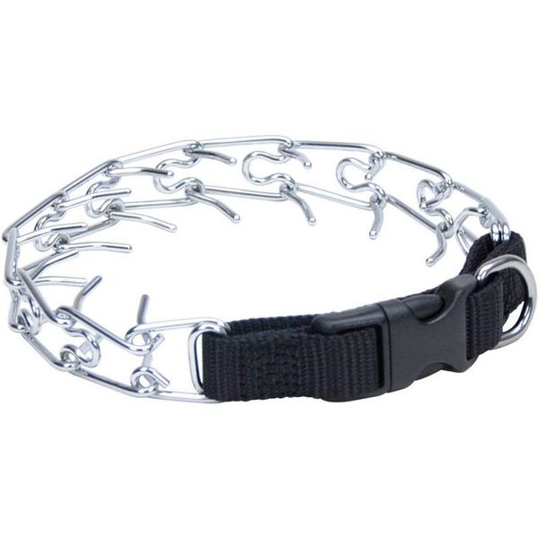

pet adjustable iron training collar, dog stimulating metal collar necklace, safe and durable