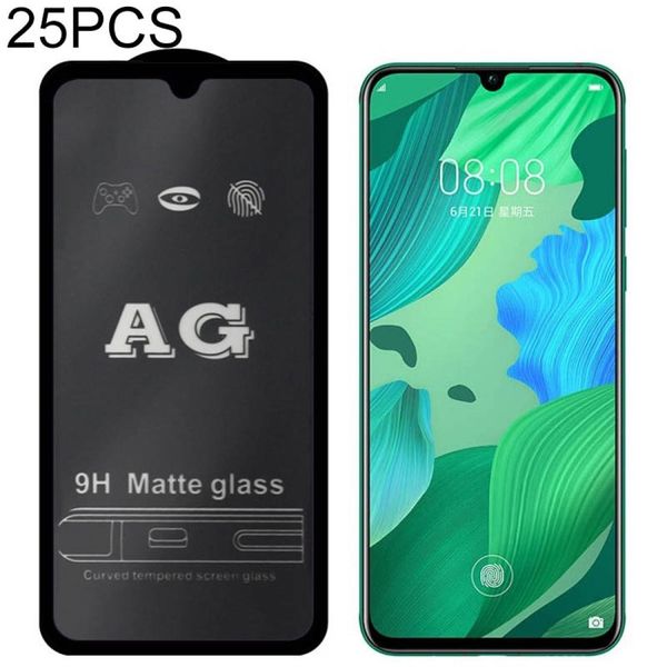 

25 pcs ag matte frosted full cover tempered glass for huawei nova 5i