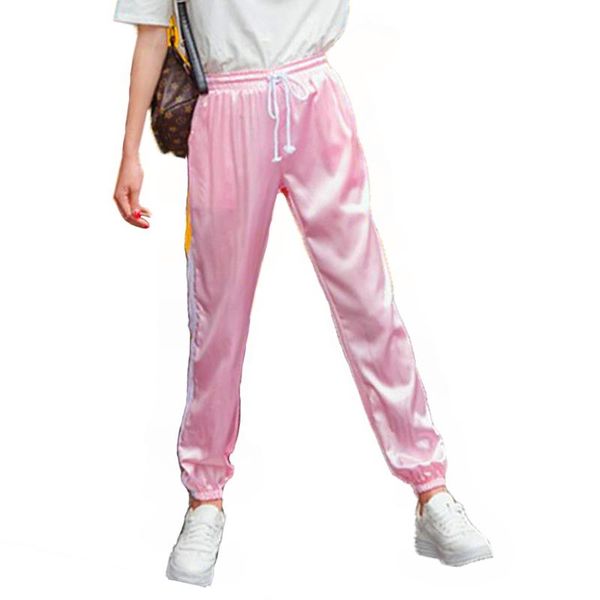 

running pants 2021 spring sports gym workout exercise fitness female women volleyball basketball tennis hip hop pant, Black;blue