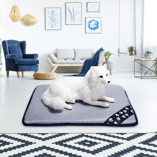 

cool dog sleep mat cat beds cooling blanket for cat dog bed cushion hand wash kennel pet travel mattress pad supply wmtbpb dh_niceshop