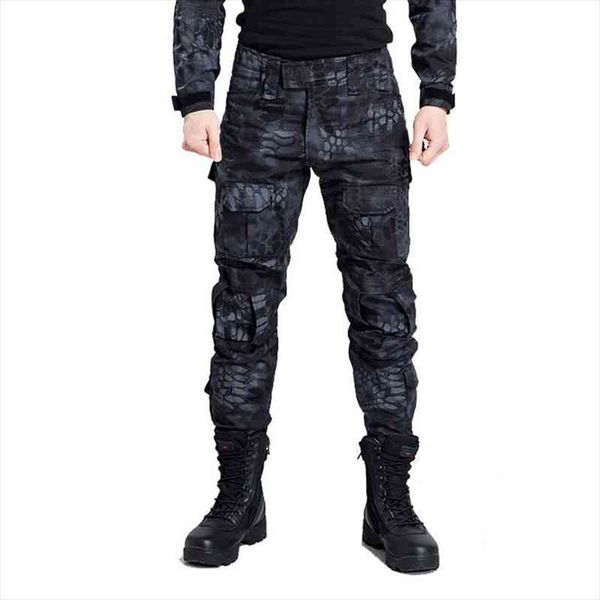 

tactical pants military men camouflage cargo airsoft paintball pants swat army special soldier hunter field work combat trousers, Black
