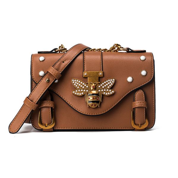 

designer luxury handbag crossbody bag for women leather luxury handbag bag designer ladies shoulder bag sac a main fashion bee decoration